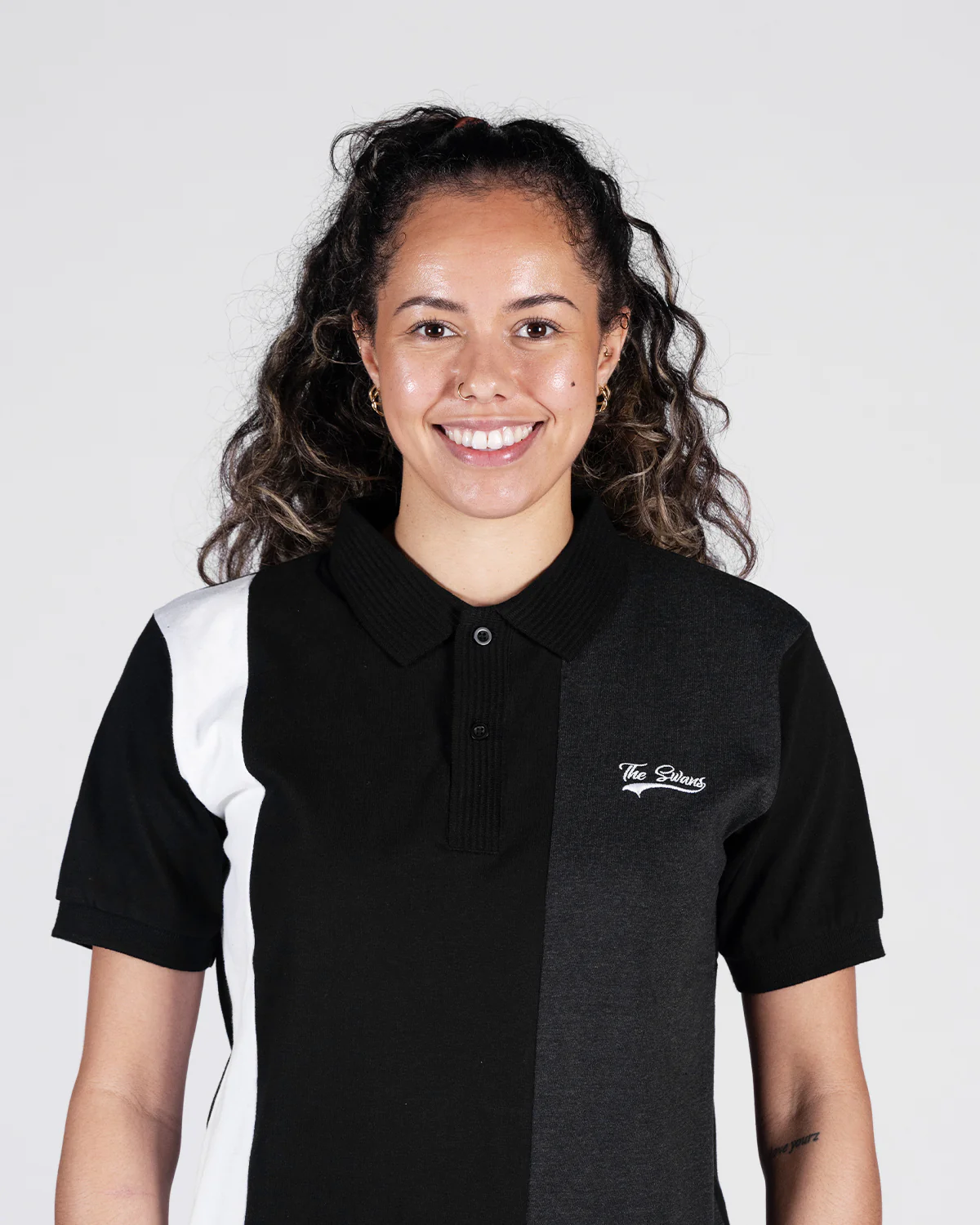 Adult Freeman Polo - Black/Charcoal - Image 3