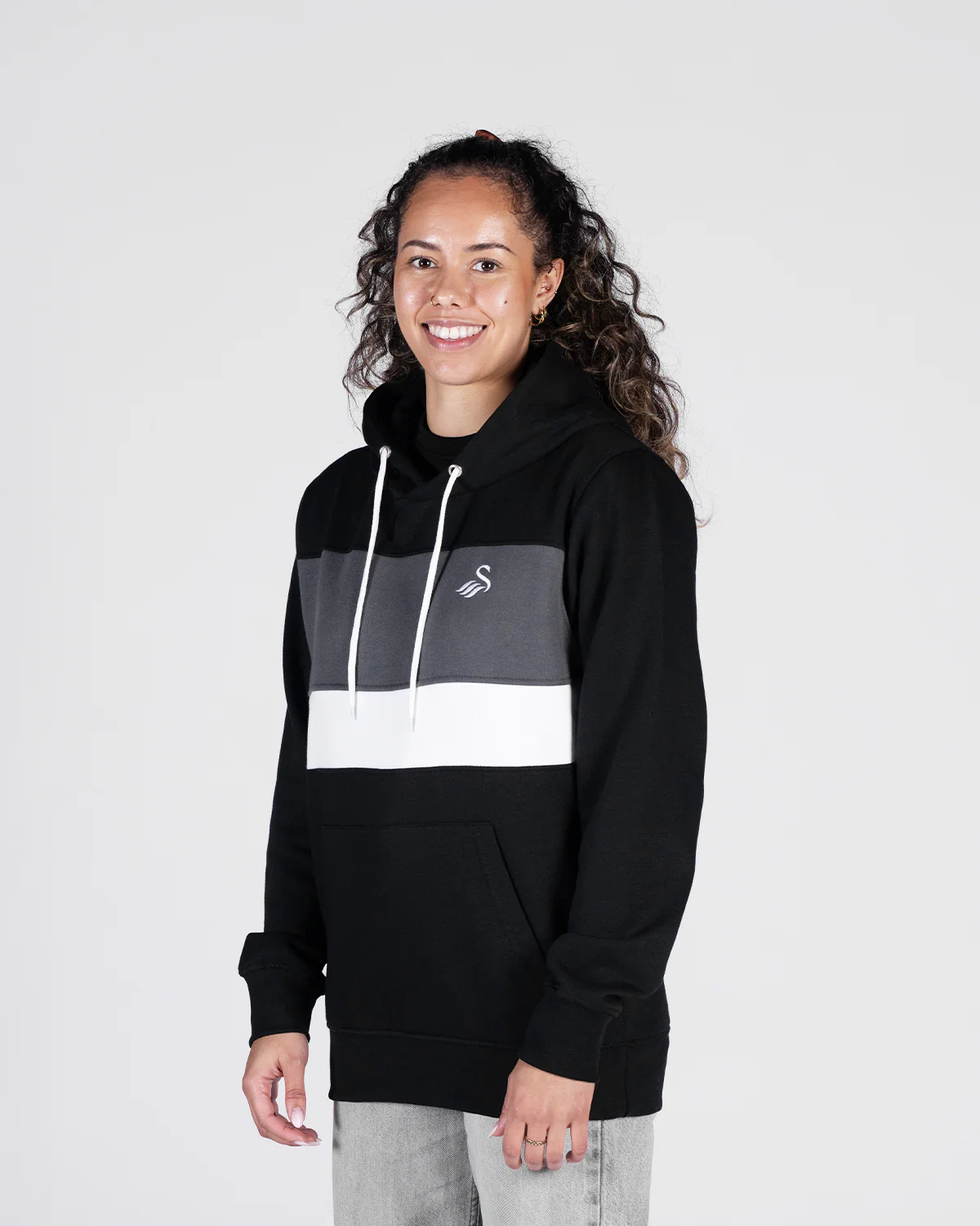 Adult Roma Hoodie - Black/Charcoal