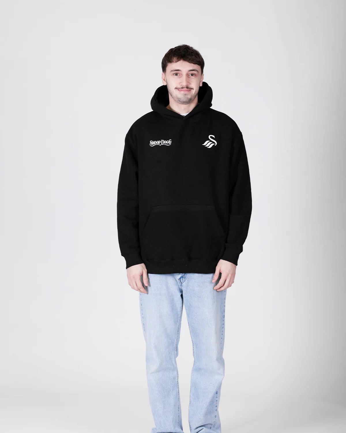 Adult Snoop Dogg x Swans Split Hoodie - Black - Image 2