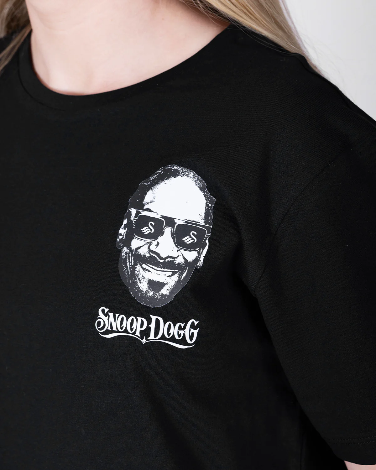 Junior Snoop Dogg x Swans Shades T-Shirt - Black - Image 3