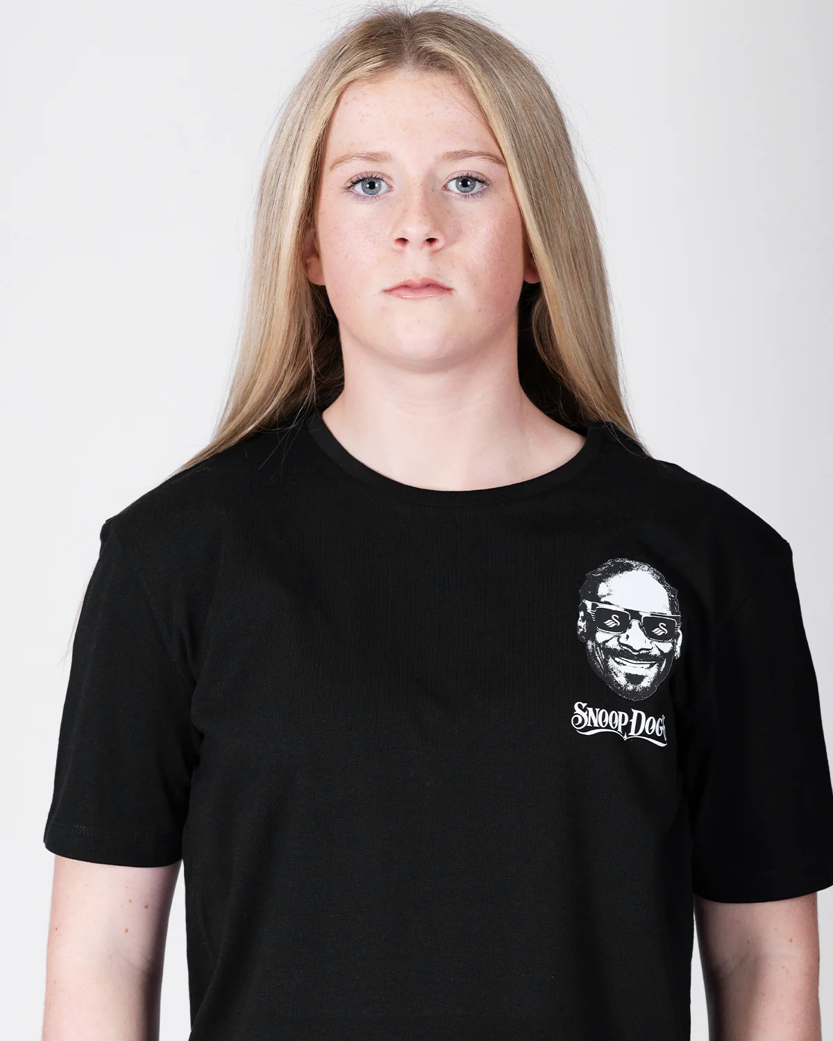 Junior Snoop Dogg x Swans Shades T-Shirt - Black - Image 4