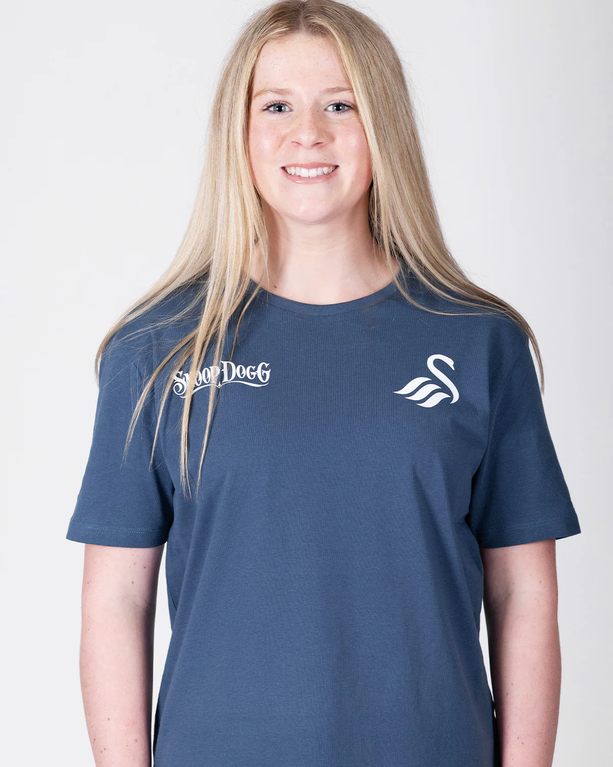 Junior Snoop Dogg x Swans Split T-Shirt - Airforce Blue - Image 2
