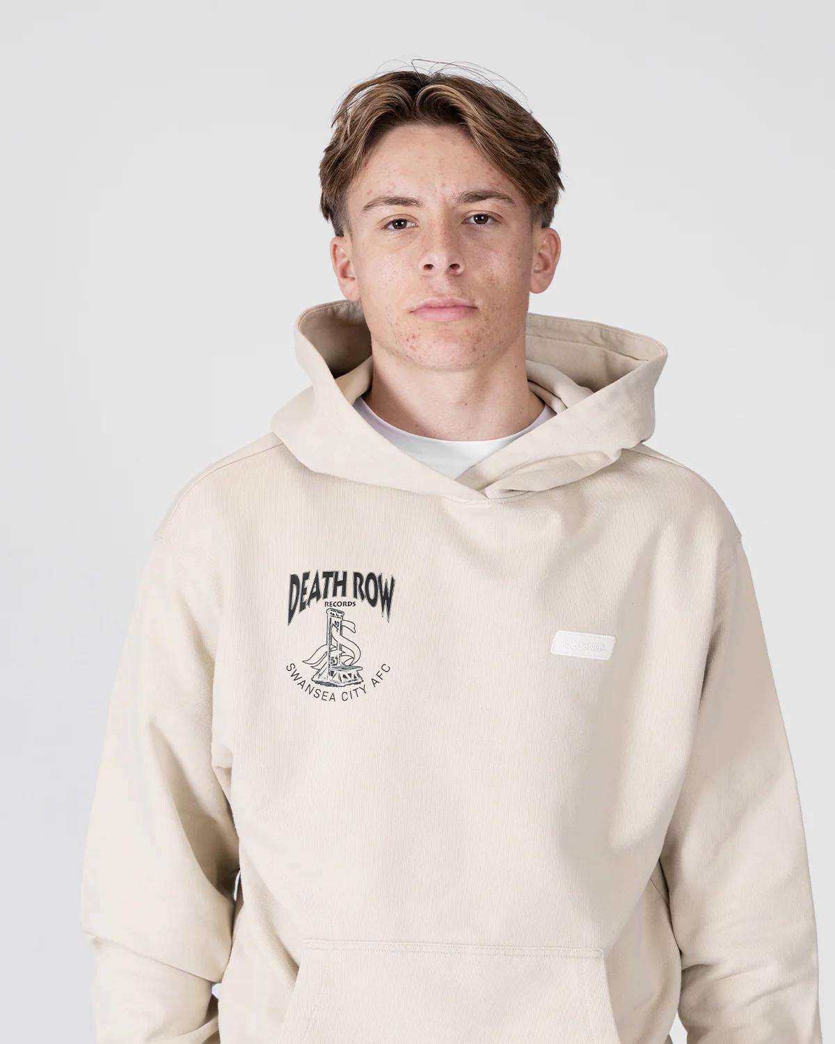Legends x Death Row Fairfax Hoodie - Dune - Image 3