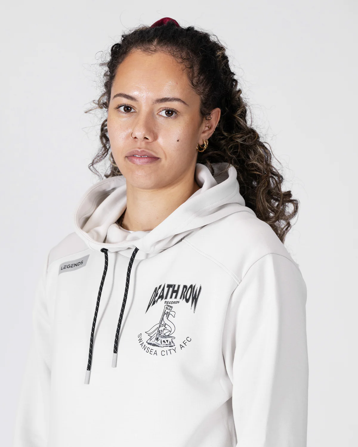 Legends X Death Row Tech Hoodie - Stone - Image 3