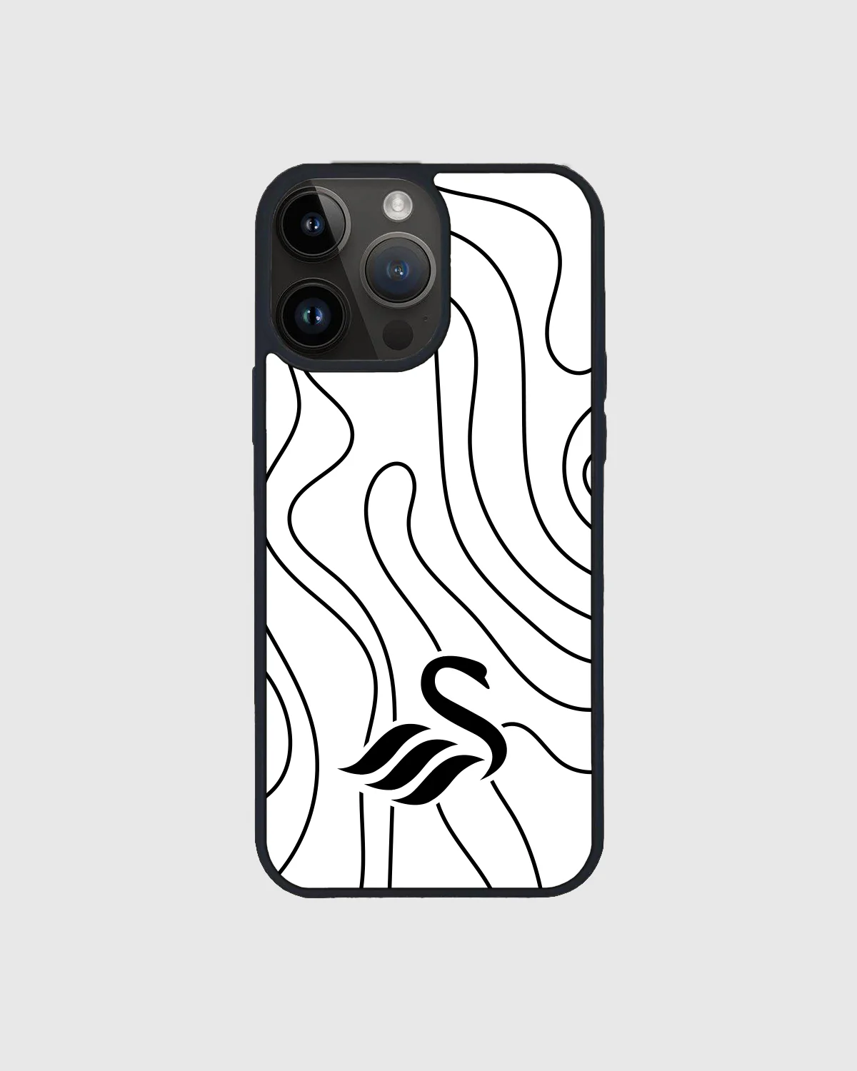 Swans Topo White Phone Case